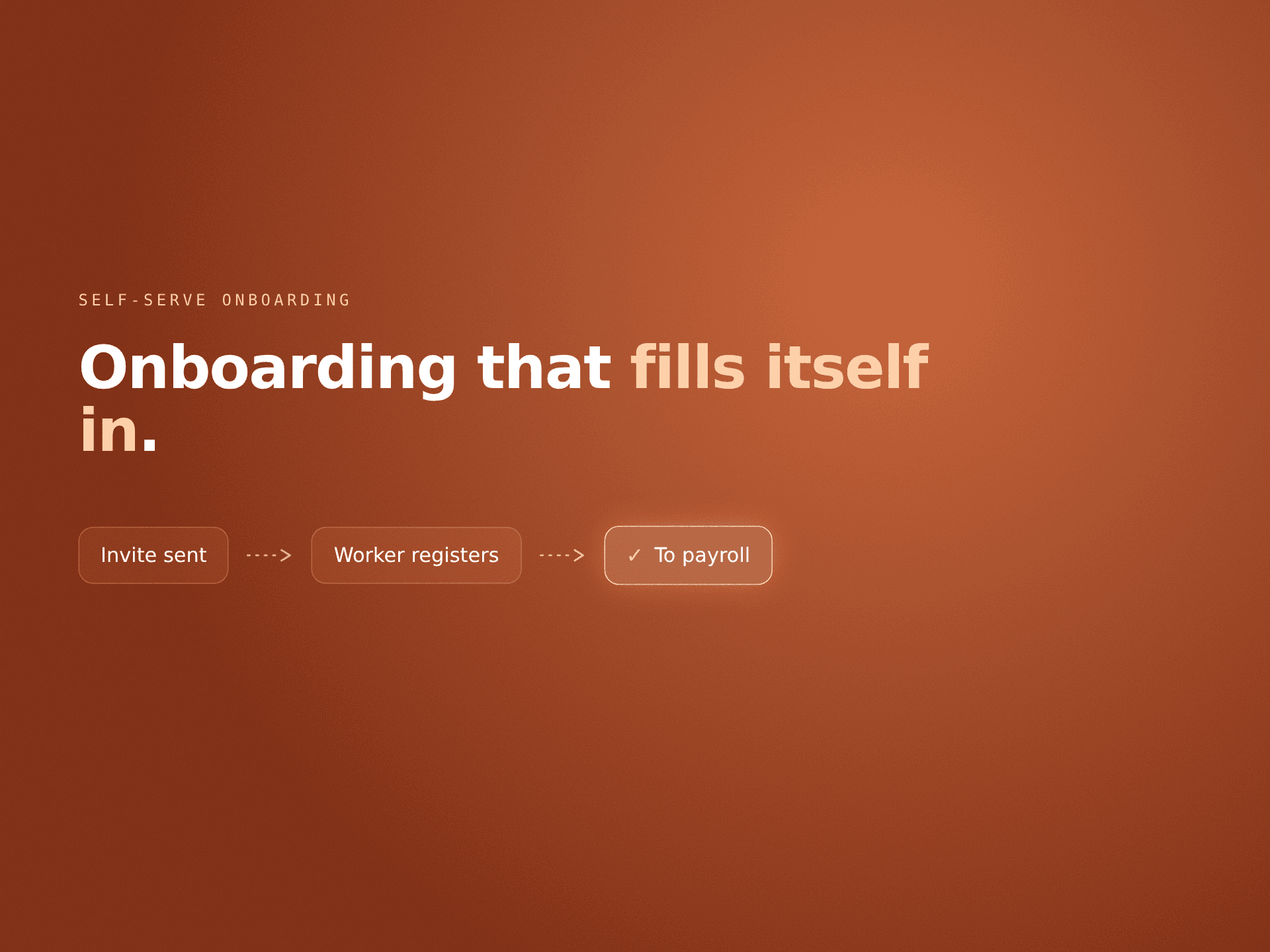 Employee self-onboarding