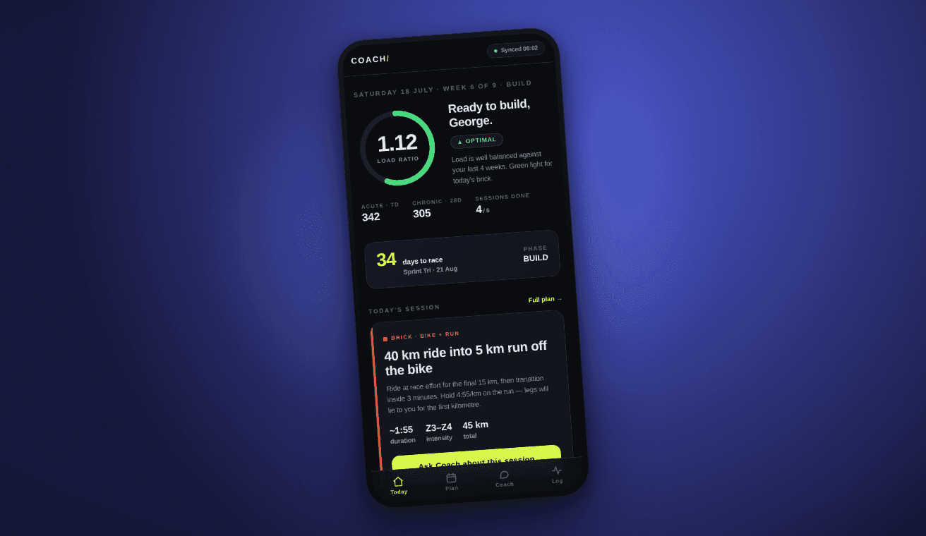 Coach — app screen
