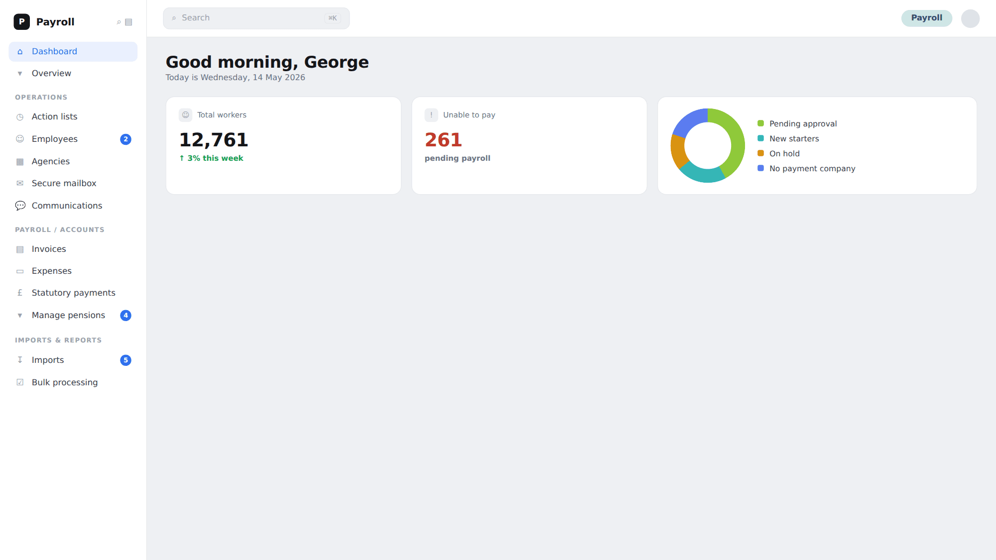 Global search — screen 2