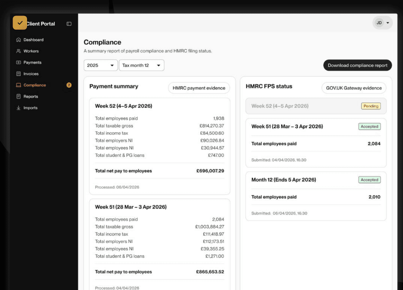 JSL compliance hub